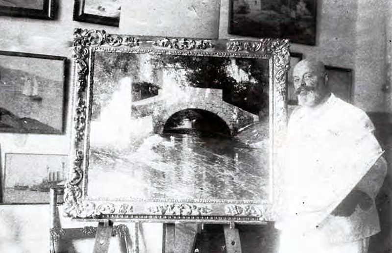Hanzen in his workshop in Dubrovnik